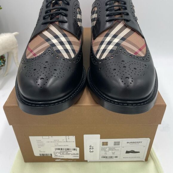 Men’s Burberry vintage check Oxford size 45 made in Italy - Picture 3 of 7